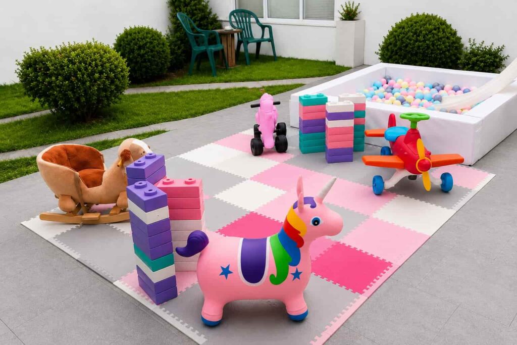alquiler de plaza blanda para cumpleaños infantiles en Buenos Aires
