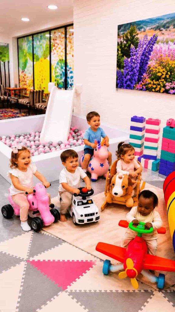 Alquiler de plaza blanda para cumpleaños infantiles en CABA